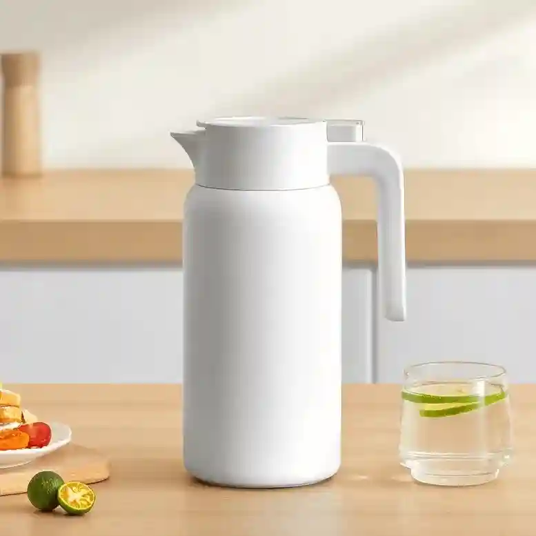 Termos pentru băuturi Xiaomi Insulated Kettle 1.8L, Alb 3