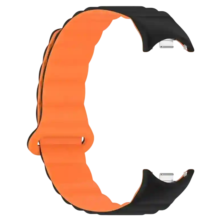 Ремешок Xiaomi Strap Magnetic Smart Band 8/9/10 Black/Orange