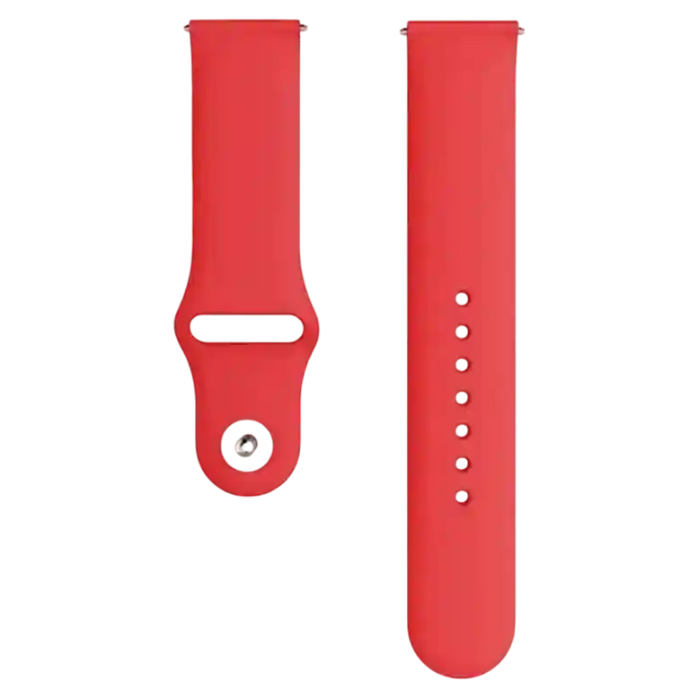 Ремешок силиконовый 22mm Red