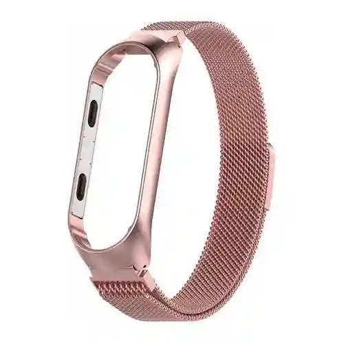 Cureluşă din metal pentru Mi Band 3/4 Pink-Gold