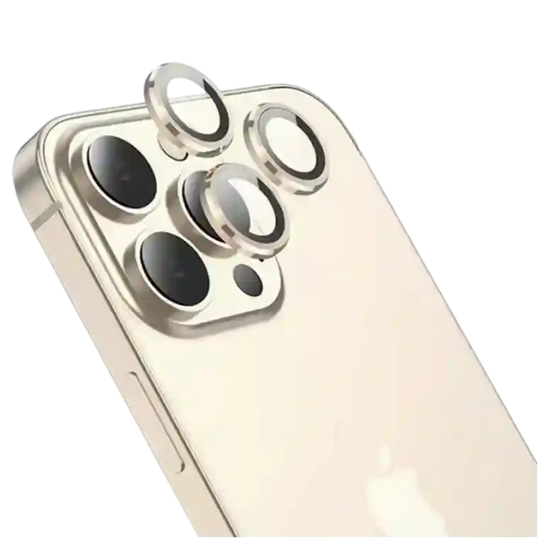 HOCO V12 3D Eagle eye metal lens film Gold for iPhone 14 Series