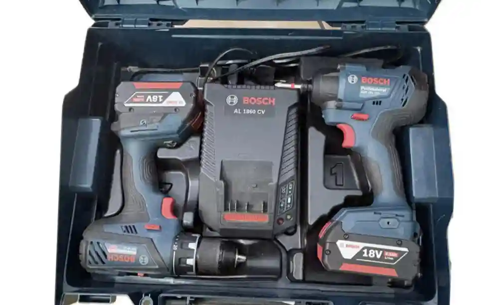 Шуруповерт аккумуляторный BOSCH GDX 180-Li + GSR 1802-Li (6019G5222) 18В 1.5Ач