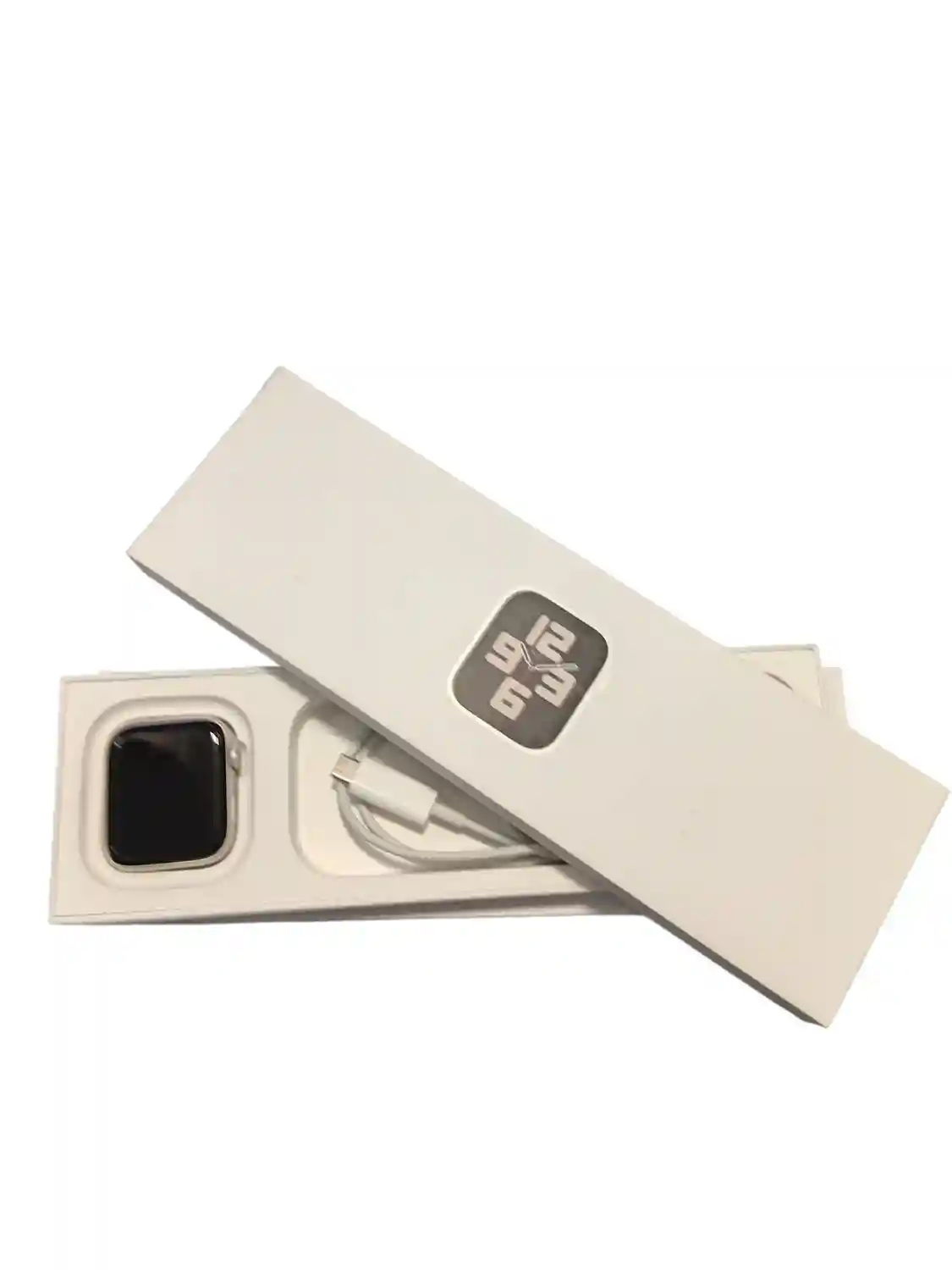 Apple Watch SE GPS 44mm Starlight Aluminium Case with Starlight Sport Band - M/L,Model A2723
