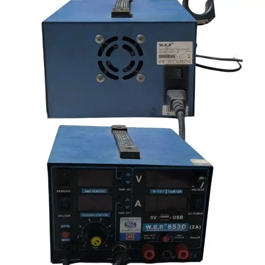 New 853D USB 2A Soldering Station Rework Hot Air Gun Solder Iron Welding Tools