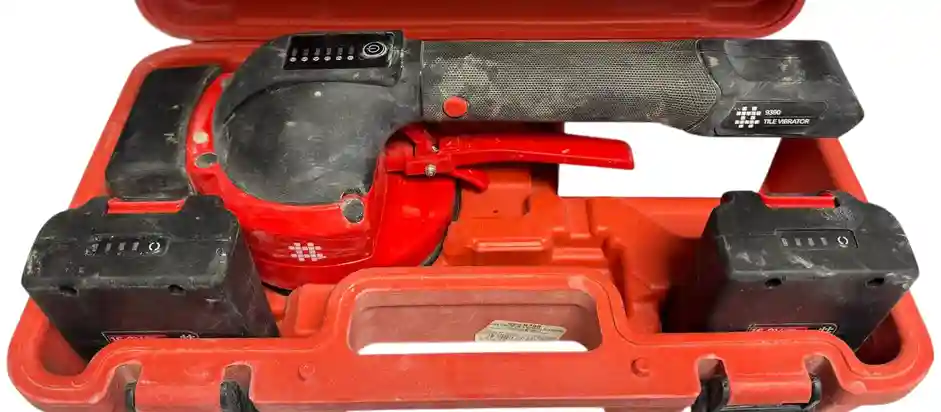 Vibrator pentru plăci ceramice 122mm 10000r/min 16.8V 1.5Ah 30kg Shijing 9390