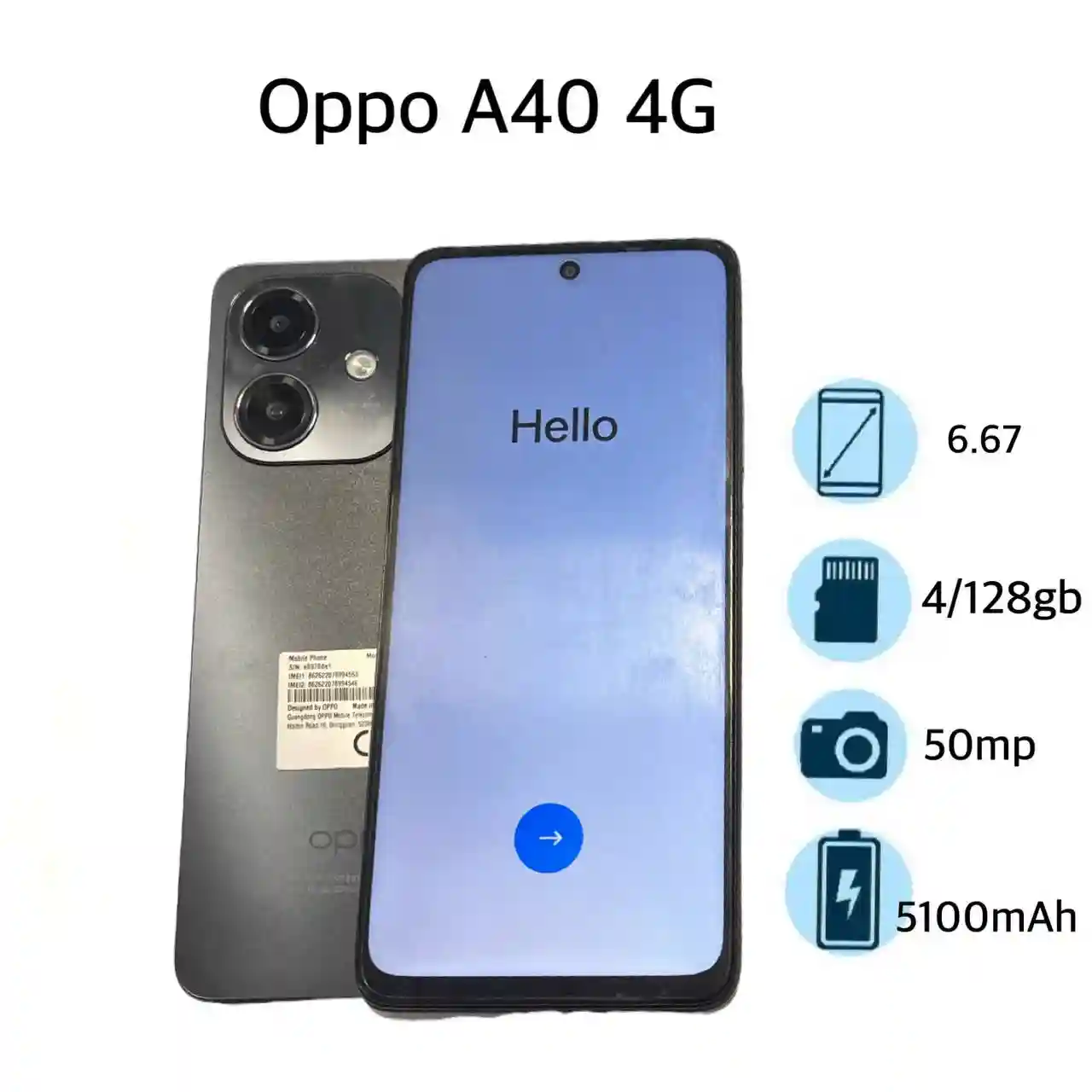 A40 4G 4/128 GB