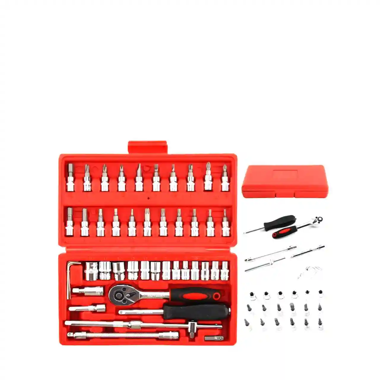 46PCS Socket Ratchet Wrench Set 