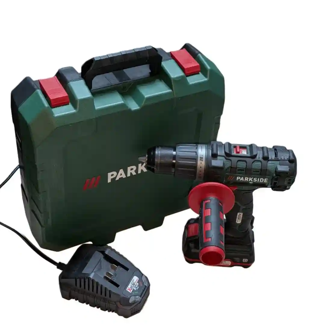 Masina de gaurit cu percutie cu acumulator PSBSA 20-Li C3, Parkside+incarcator.+acumulator