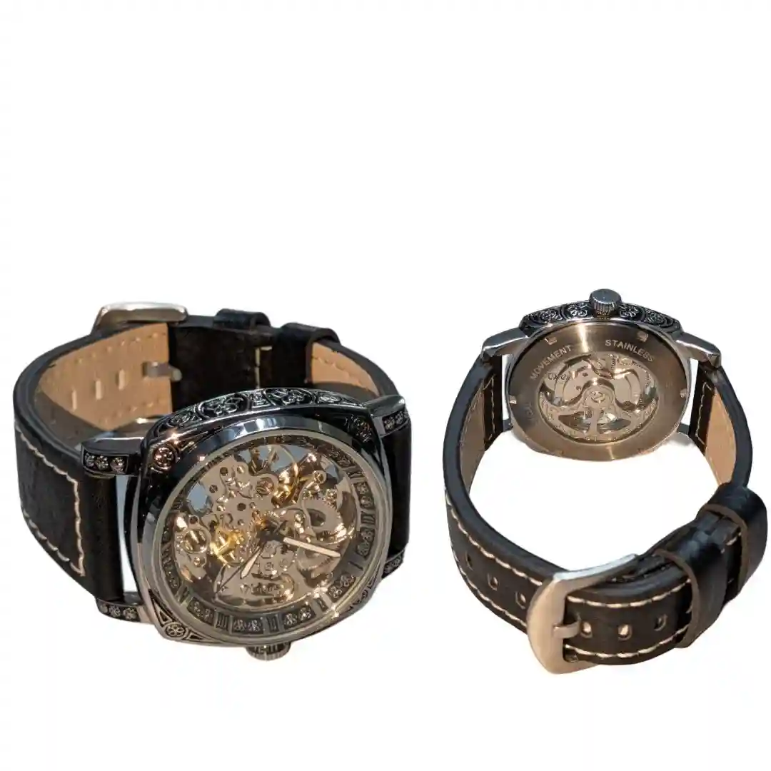 Мужские механические наручные часы скелетоны с автоподзаводом Skmei 8071