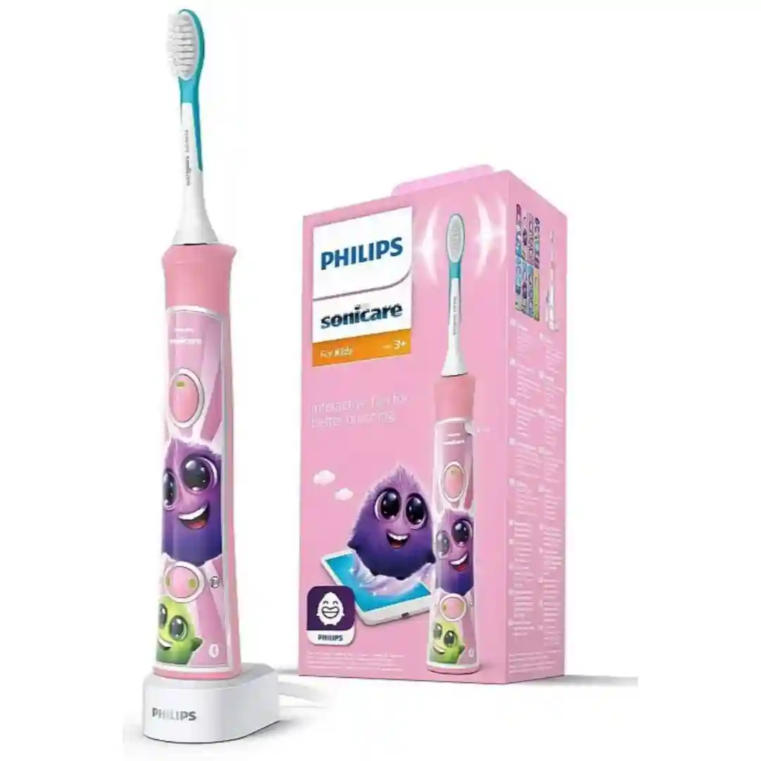 PHILIPS Sonicare ProtectiveClean 6100 Rechargeable Electric Toothbrush, with Pressure Sensor, 3 Cleaning Modes, SmarTimer and QuadPacer, 14-Day Battery Life, Travel Case, White, Model HX6877/21