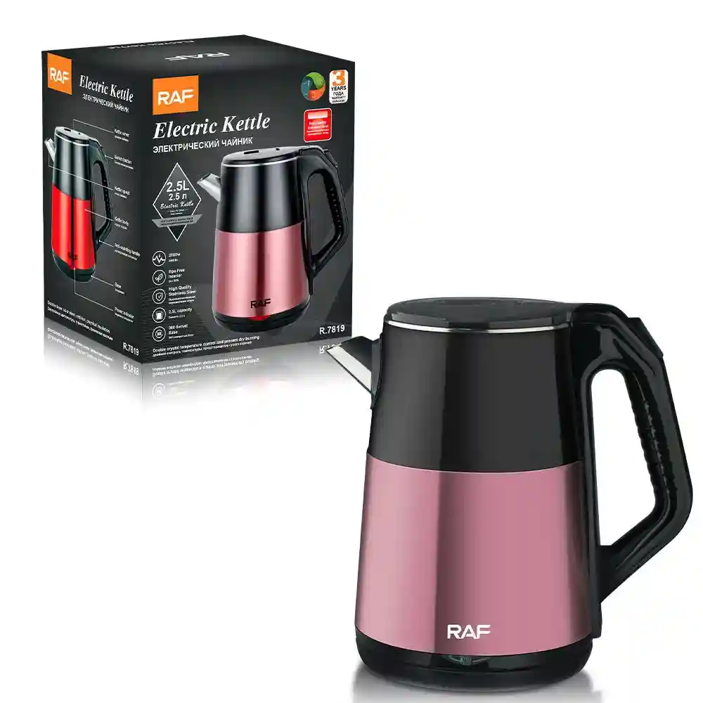 Raf Electric Kettle R.7819, 2.5L, 2000W