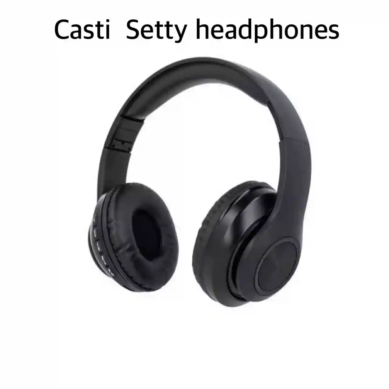 Setty Bluetooth Headphones with Radio, Black