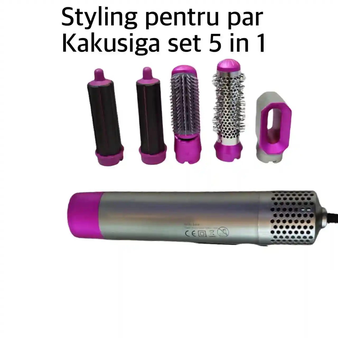 Electric Automatic Curling Hair Styling Set 5in1 KSC-1580, Grey