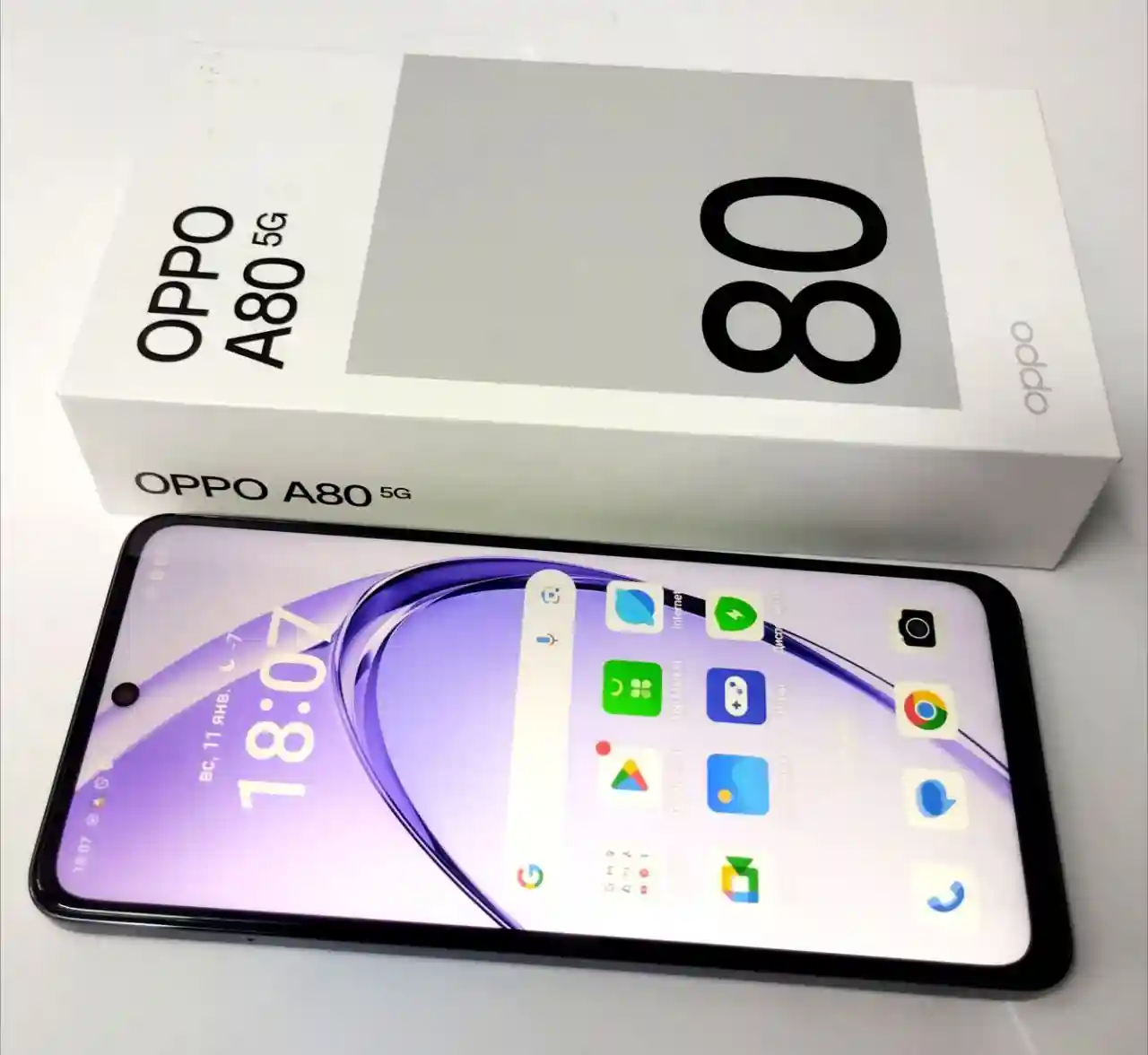 Смартфон Oppo A80 5G 8/256Gb DUOS Starry Black 