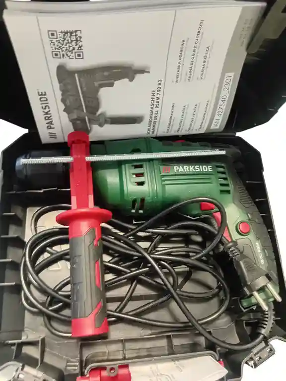 Masina de gaurit cu percutie ( bormasina ) Parkside PSBM 750 B3 ( PSBM750B3 ), 750W