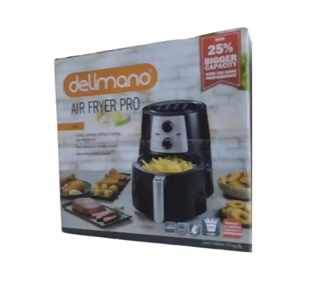 delimano air fryer pro black 