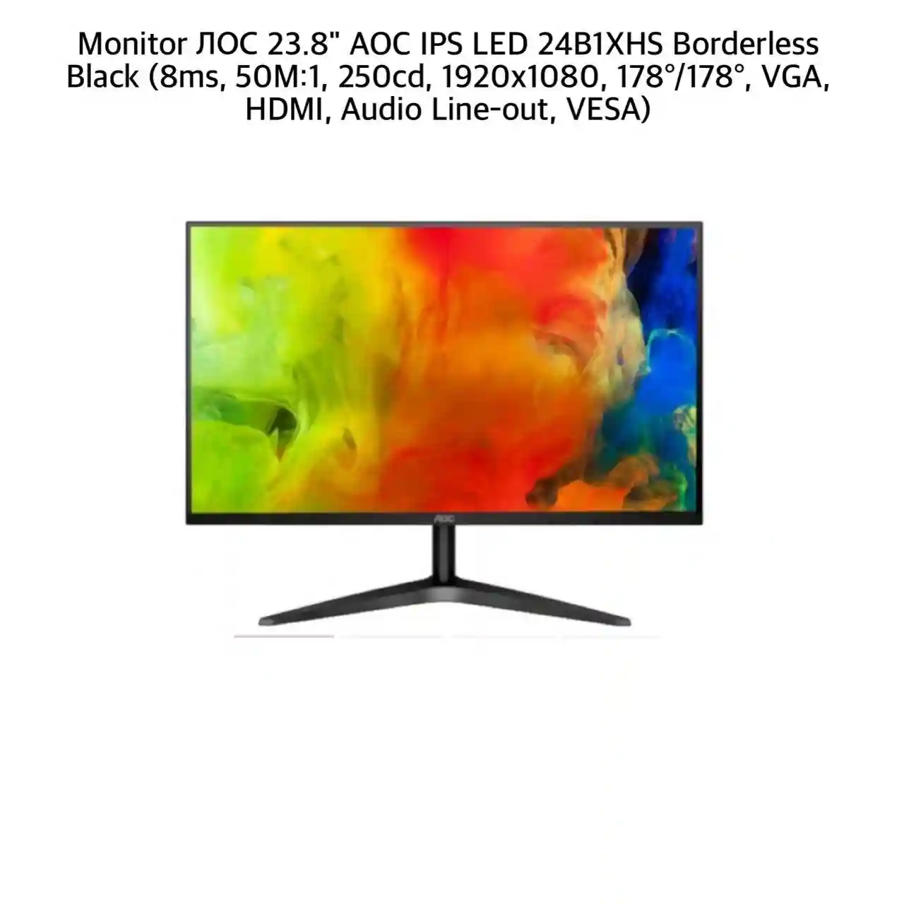23.8" AOC IPS LED 24B1XHS