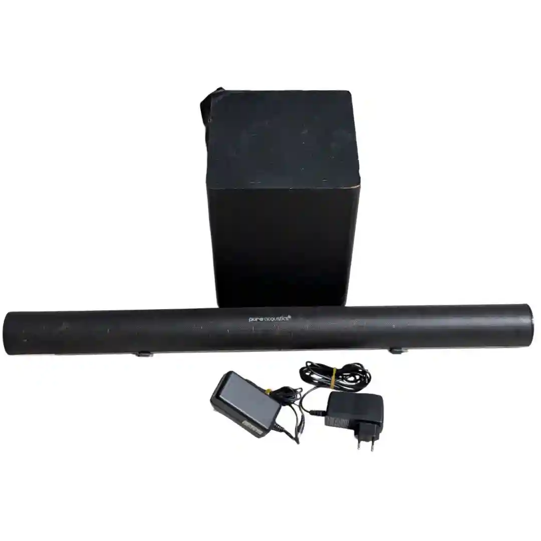 Bluetooth Soundbar with Wireless Subwoofer - 200 W - Black