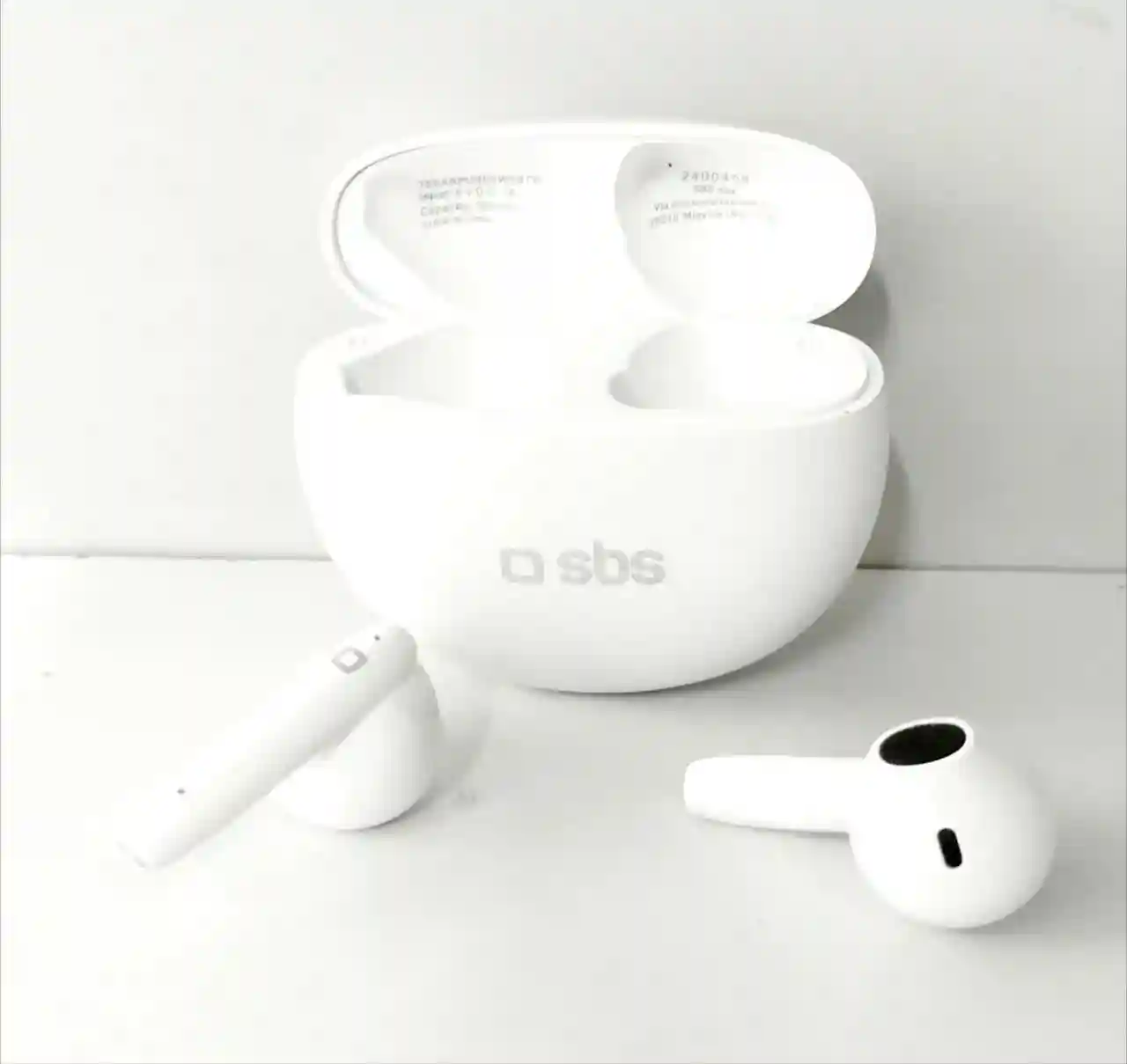 SBS Twin Pure Drops Auricolare True Wireless Stereo (TWS) In-ear Musica e Chiamate Bluetooth Bianco