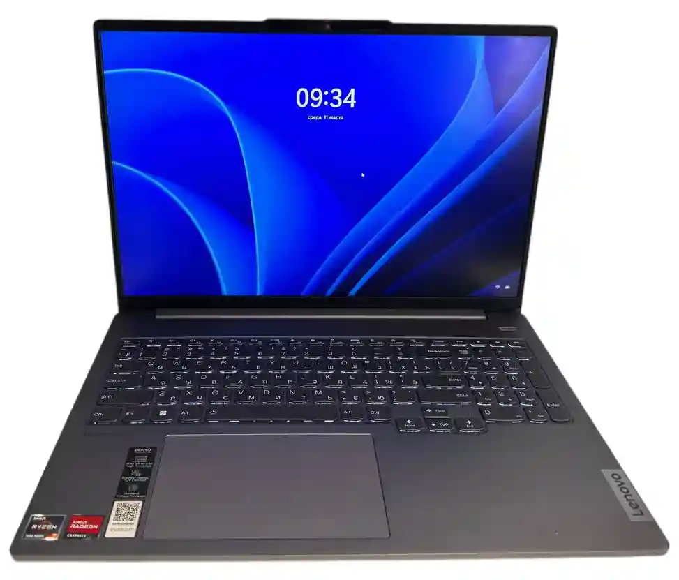 IdeaPad Pro 5 16ARP8, Arctic Grey, AMD Ryzen 7 7735HS, 16Гб/512Гб