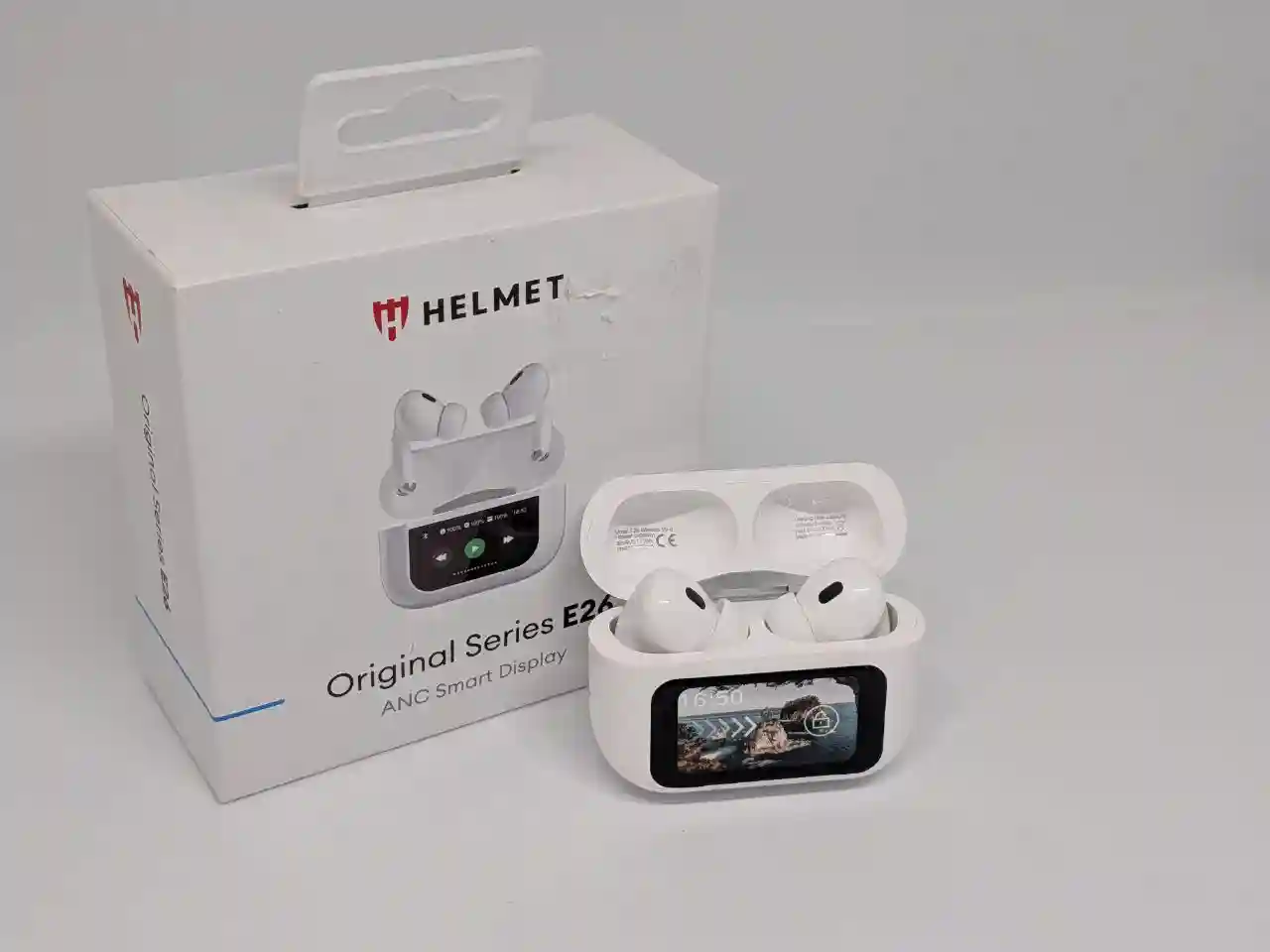 TWS Helmet E26 ANC Smart display White