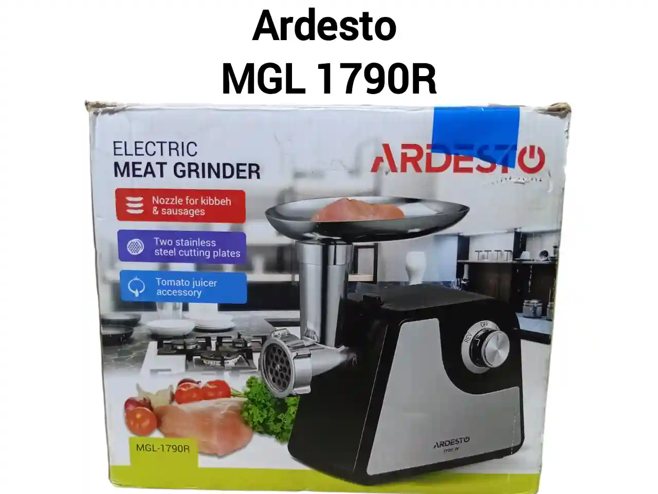 Мясорубка Ardesto MGL-1790R Black