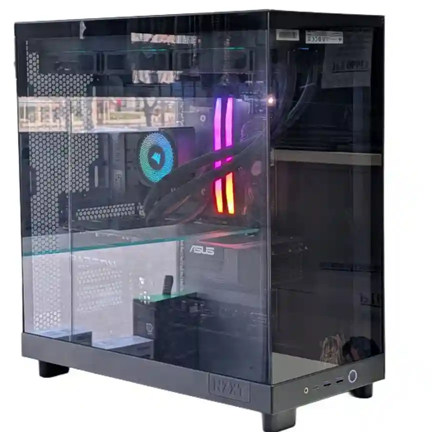 Gaming PC AMD Ryzen7 9700X, Radeon RX 9070XT 16G, 1TB NVME SSD, 32GB DDR5 RAM , 850W GOLD PSU ,360MM AIO liquid cooler , MSI B650M , Windows 11 Home, WIFI,