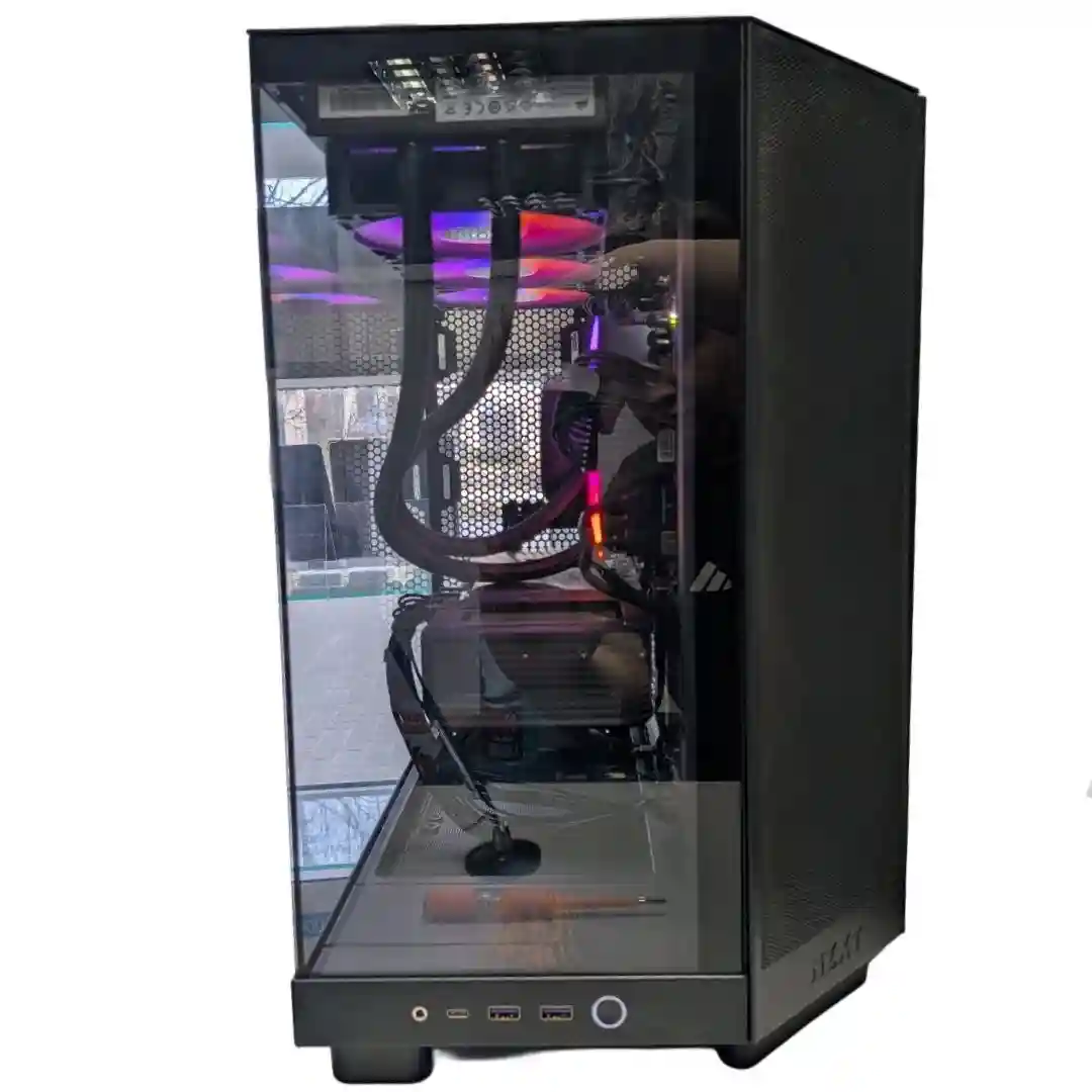 Gaming PC AMD Ryzen7 9700X, Radeon RX 9070XT 16G, 1TB NVME SSD, 32GB DDR5 RAM , 850W GOLD PSU ,360MM AIO liquid cooler , MSI B650M , Windows 11 Home, WIFI,