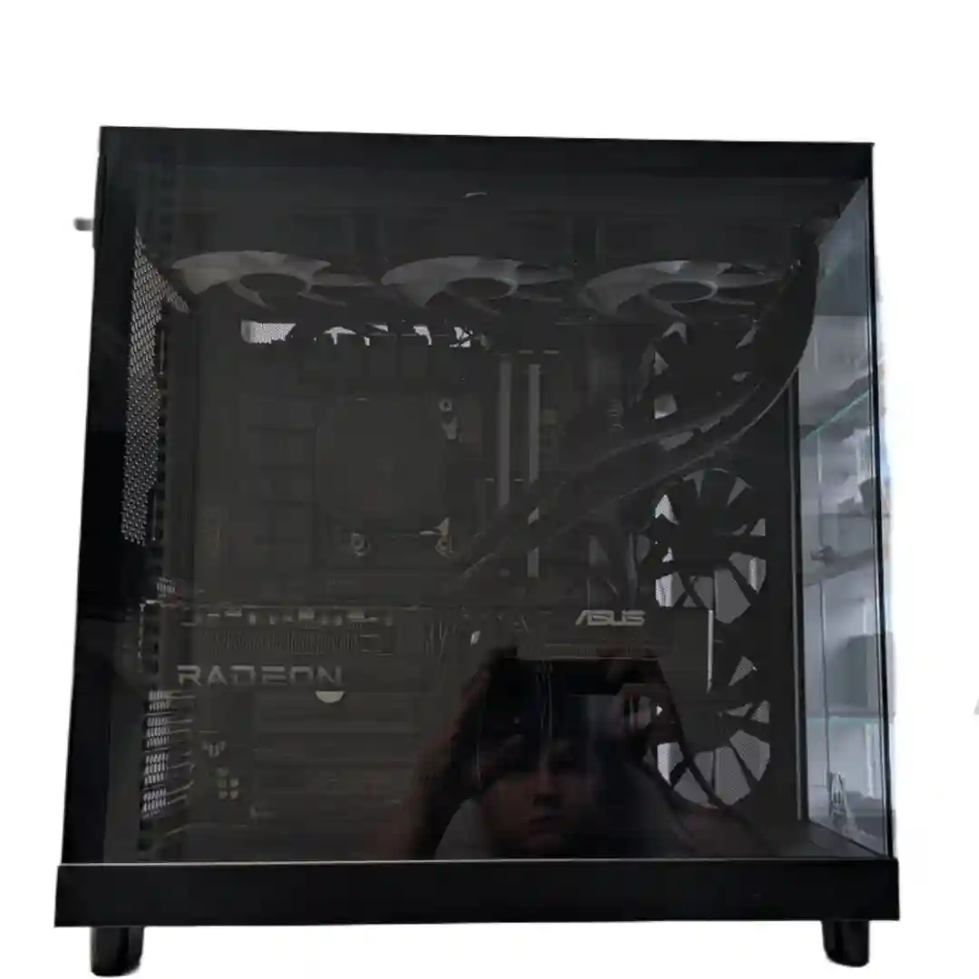 Gaming PC AMD Ryzen7 9700X, Radeon RX 9070XT 16G, 1TB NVME SSD, 32GB DDR5 RAM , 850W GOLD PSU ,360MM AIO liquid cooler , MSI B650M , Windows 11 Home, WIFI,