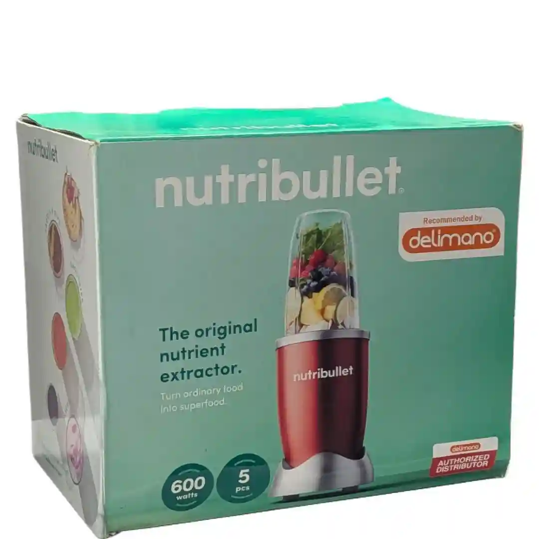 Nutribullet 600 Watt Red Personal Blender Model NB-101B 