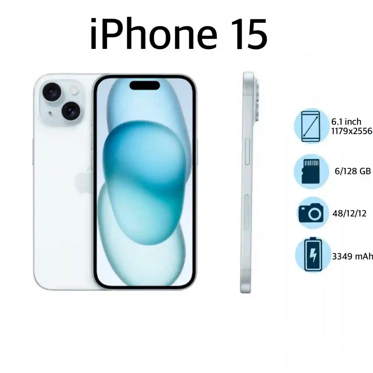 Apple iPhone 15  6 GB/128 GB single SIM