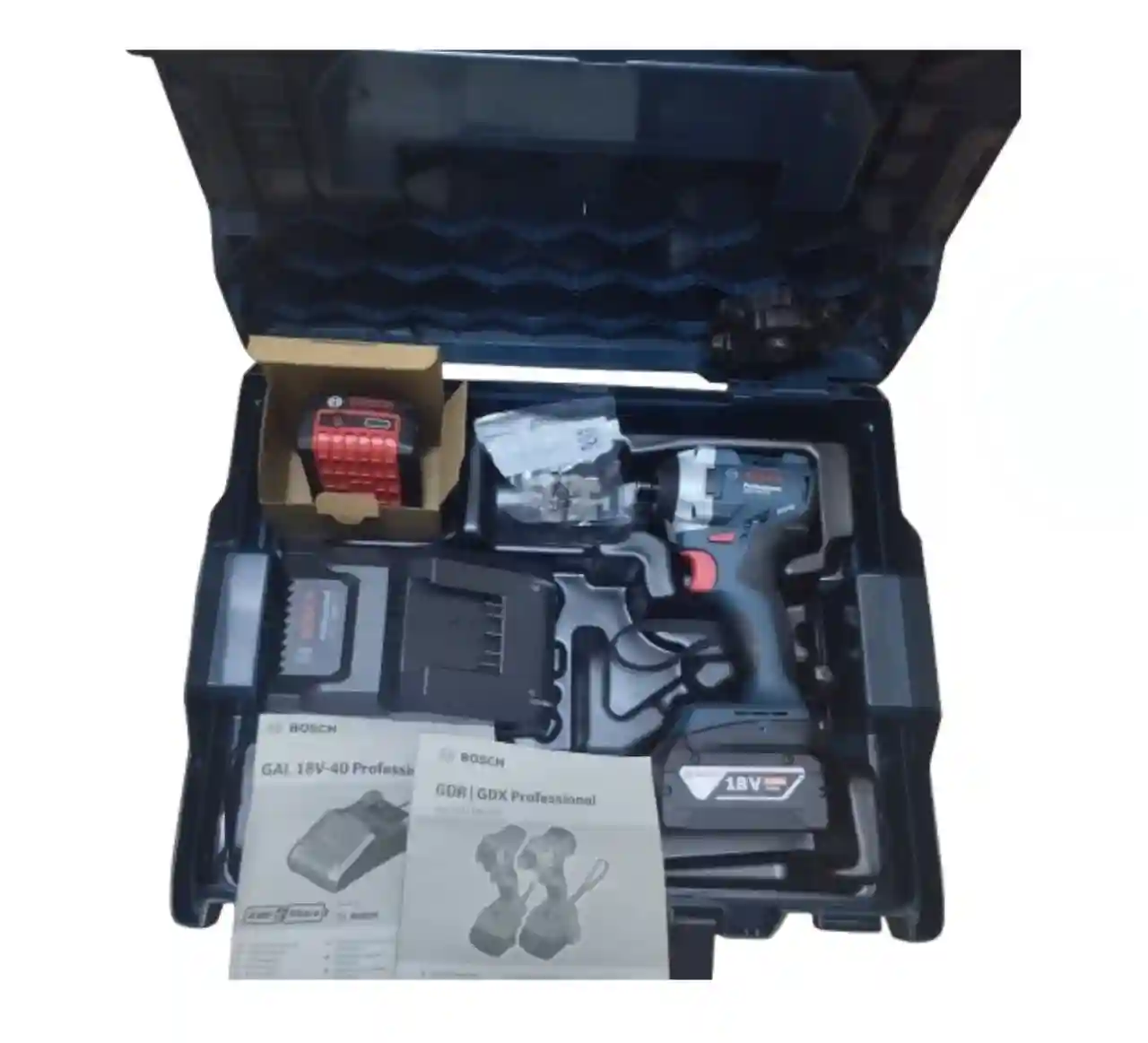 Винтовёрт аккумуляторный ударный BOSCH GDR 18V-215 18В 4Ач