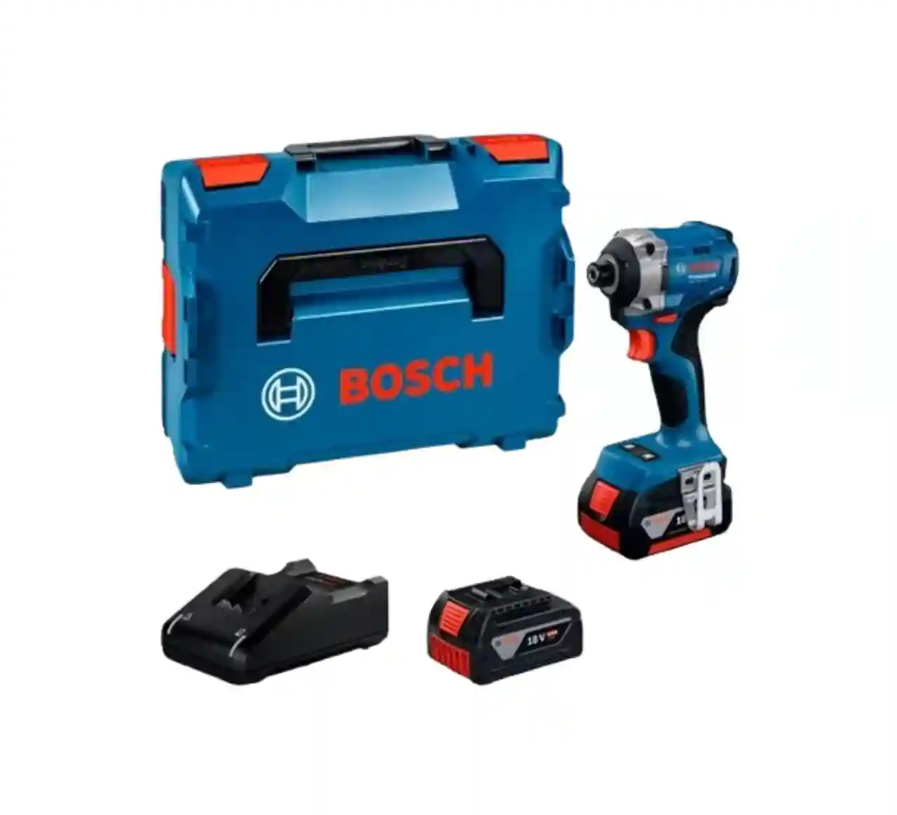 Винтовёрт аккумуляторный ударный BOSCH GDR 18V-215 18В 4Ач