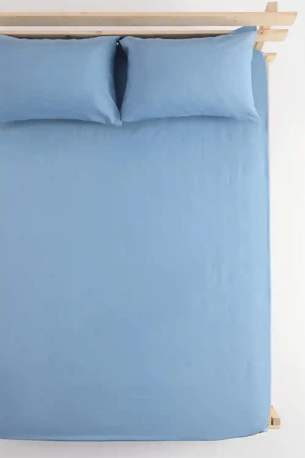 Set cearceaf cu feţe de perne, EVA Albastru