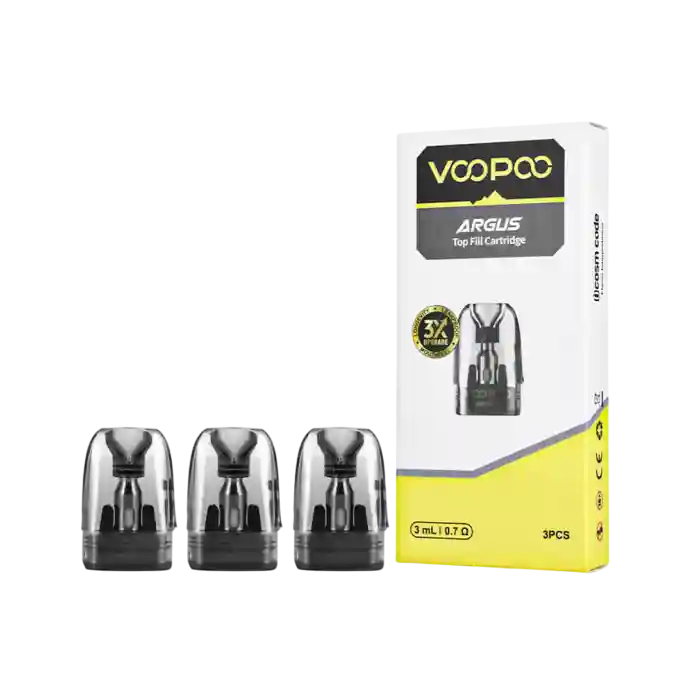 VOOPOO Argus Top FIll cartușe (0,7 om,3 ml) 3 Buc/Pachet