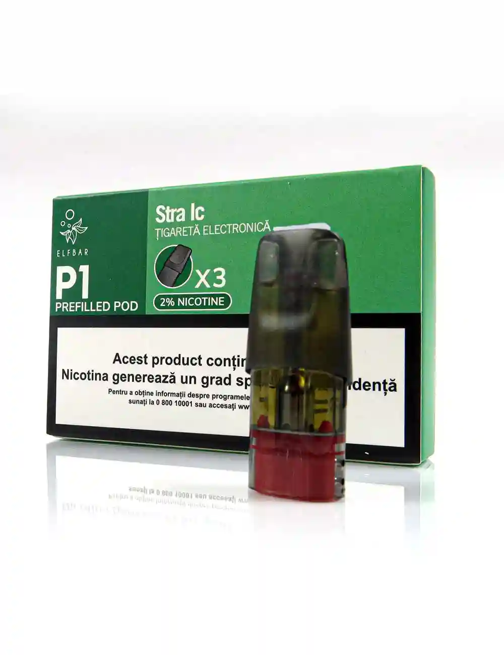 Elf Bar P1 2ml 3pcs Strawberry Ice