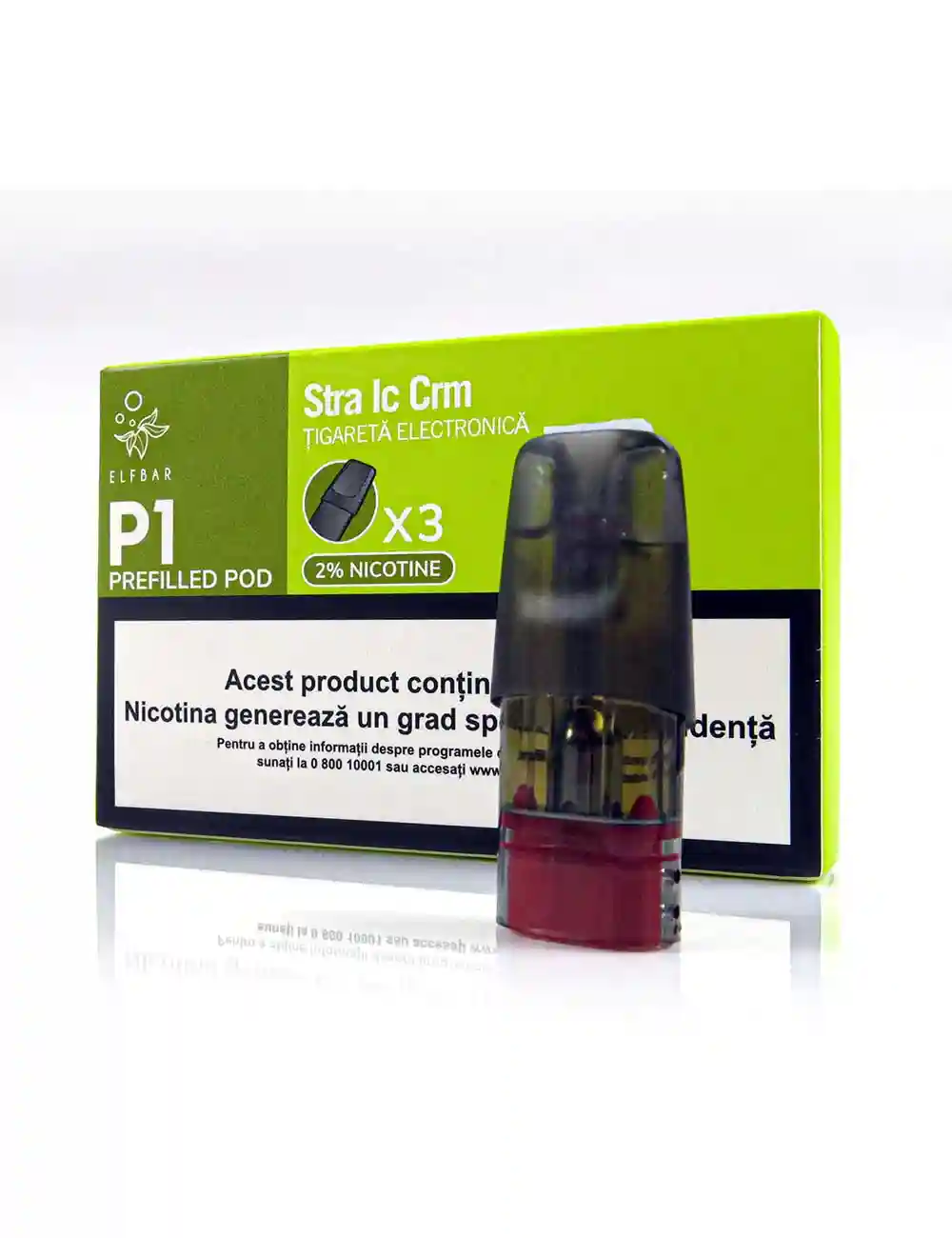 Elf Bar P1 2ml 3pcs Strawberry Ice Cream