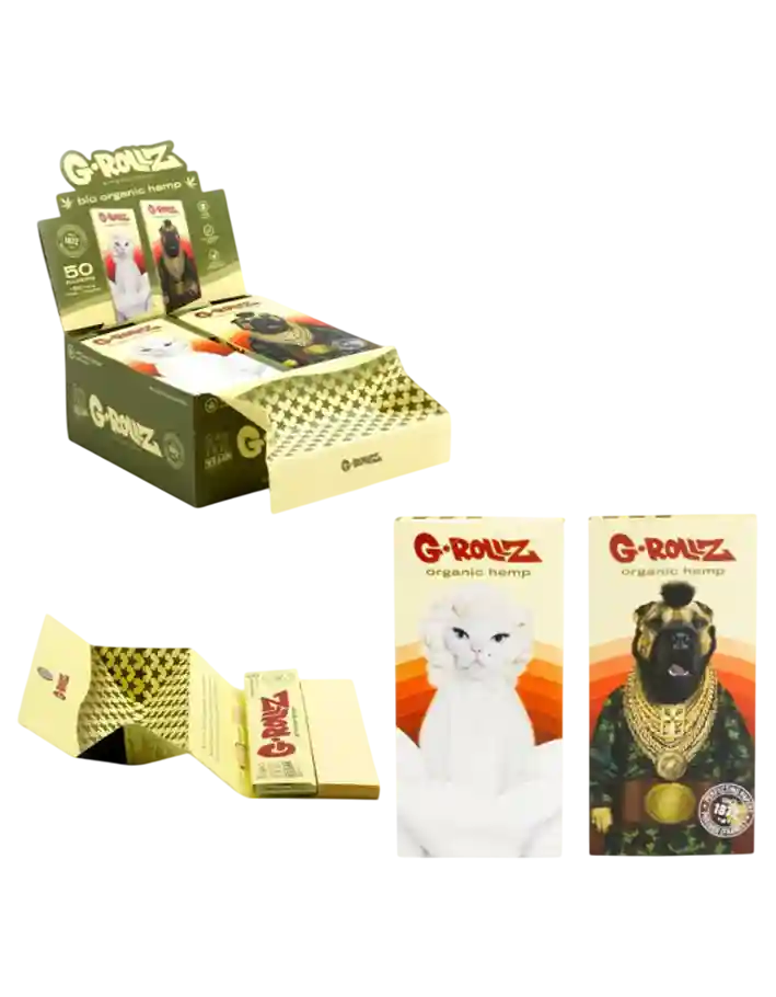 ‘Diamond T’ – Organic Hemp Extra Thin – 50 KS Papers + Tips & Tray