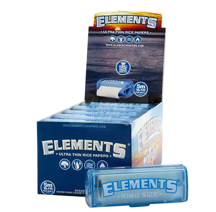 Hârtie pentru țigări ELEMENTS KS ROLLS 5m
