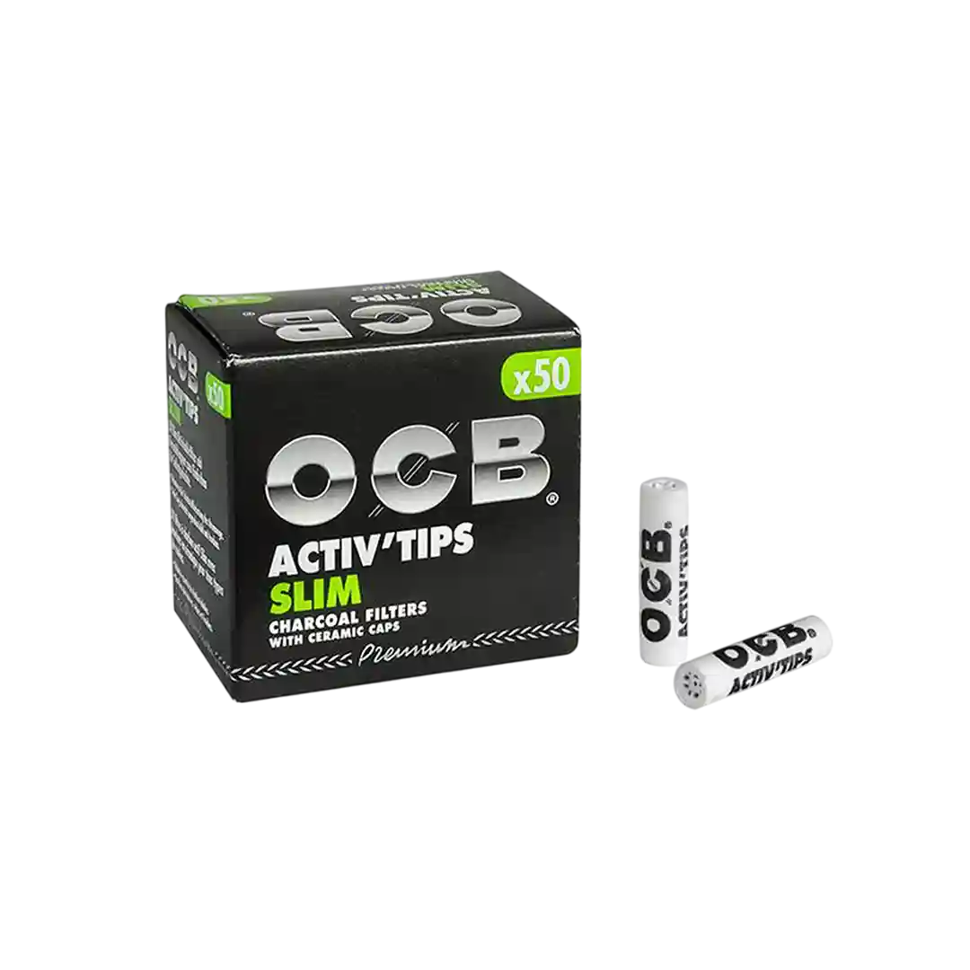 Фильтры для сигарет Фильтры OCB SLIM CHARCOAL PREMIUM (пакет 50 шт.)
