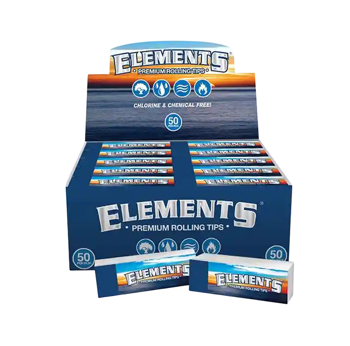 Filtre de hârtie pentru țigări ELEMENTS TIPS REGULAR - 50шт в кор.