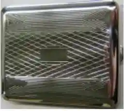 Portsigar metal. Stoll 907NQ1 (18 cigari King Size)