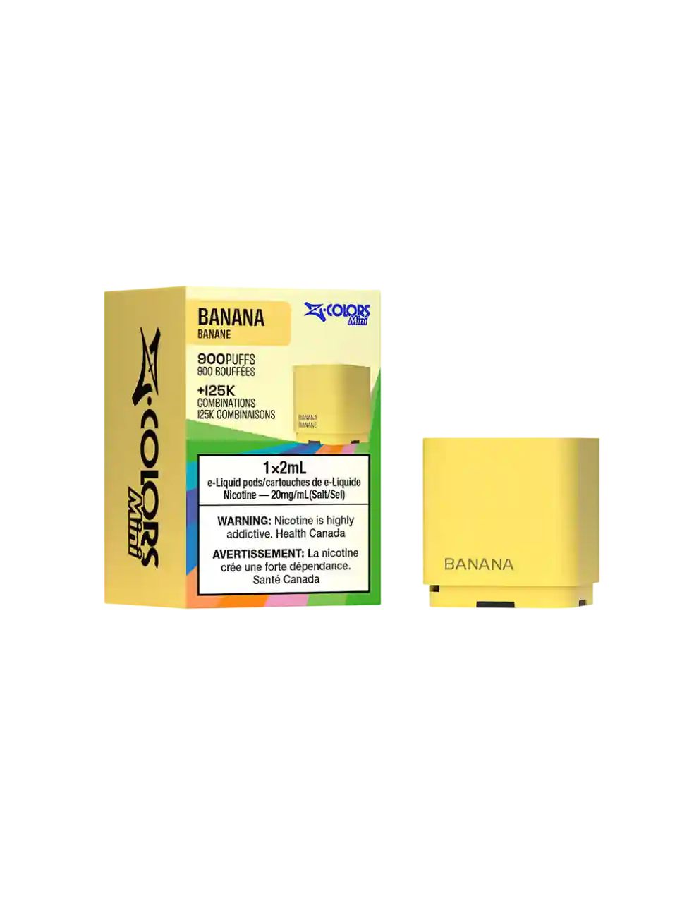 Cartuse Z-COLORS 2ml Banana (BNA) №12