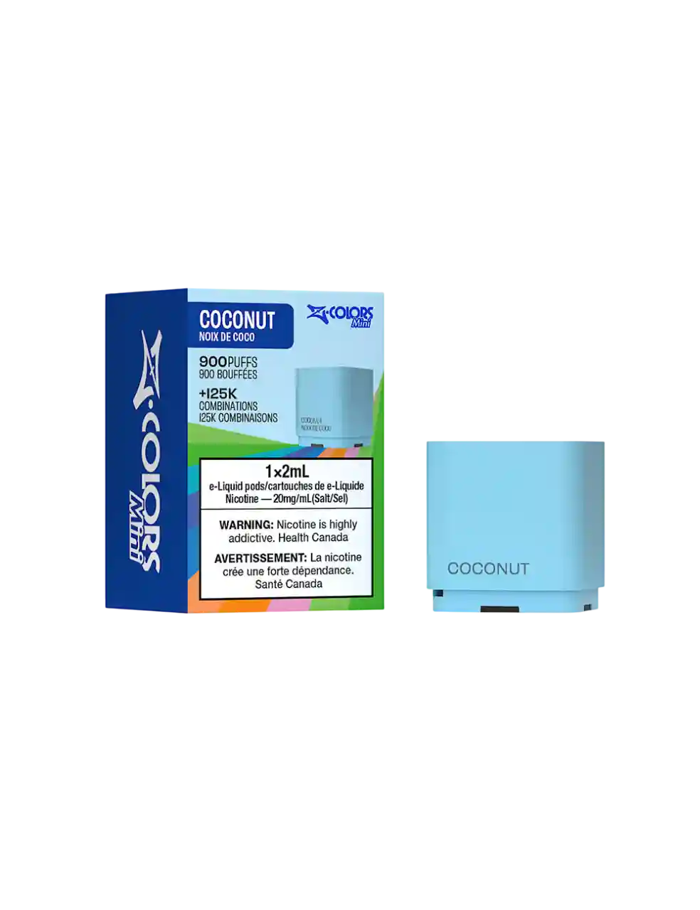 Cartuse Z-COLORS 2ml Coconut (CONT) №19