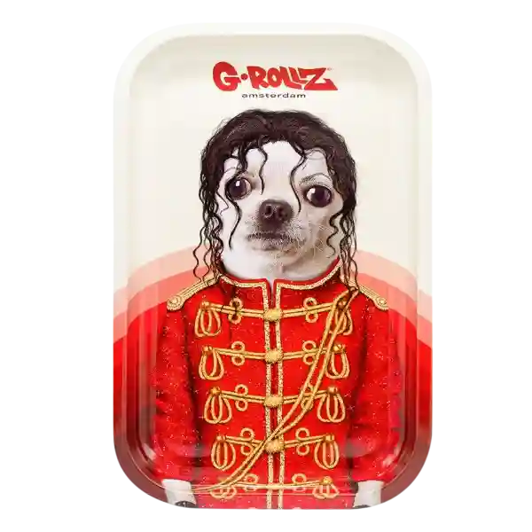 Tava de rulat metalica G-ROLLZ | 'Pop' Medium Tray 17.5 x 27.5 cm