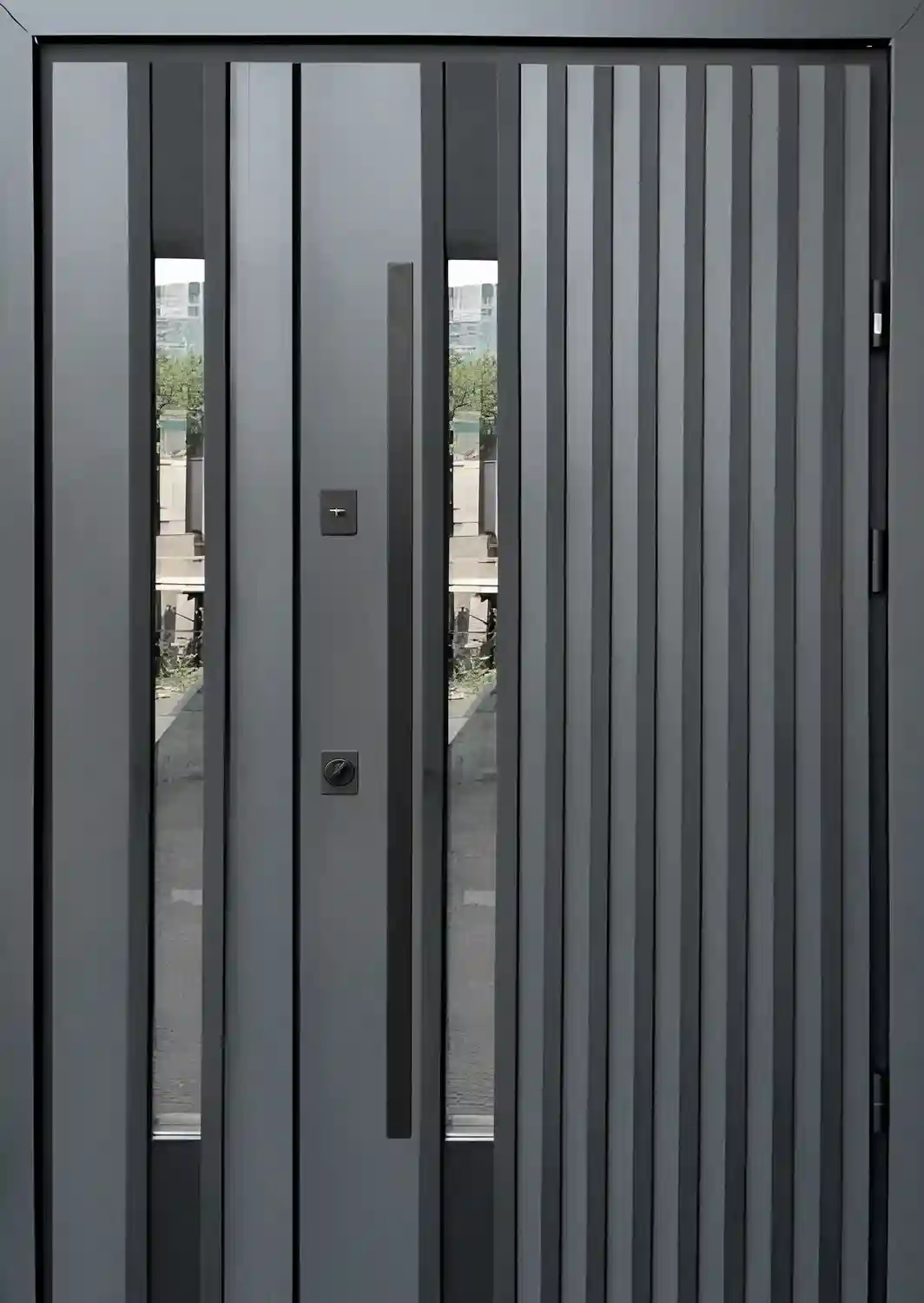 Grafit/Alb structurat