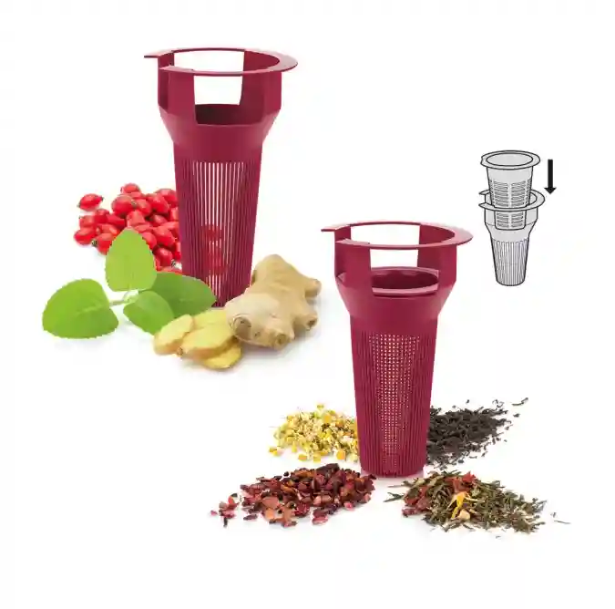 Ceainic din sticla cu infuzor TEO