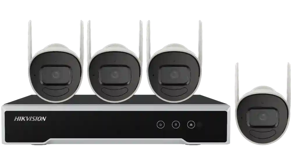 Kit NVR NK42W0H(D) + 4 Wi-Fi Cameras DS-2CV1021G1-IDW