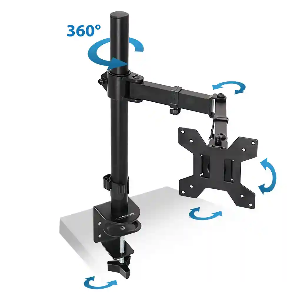 Arm for 1 monitor 10"-27"