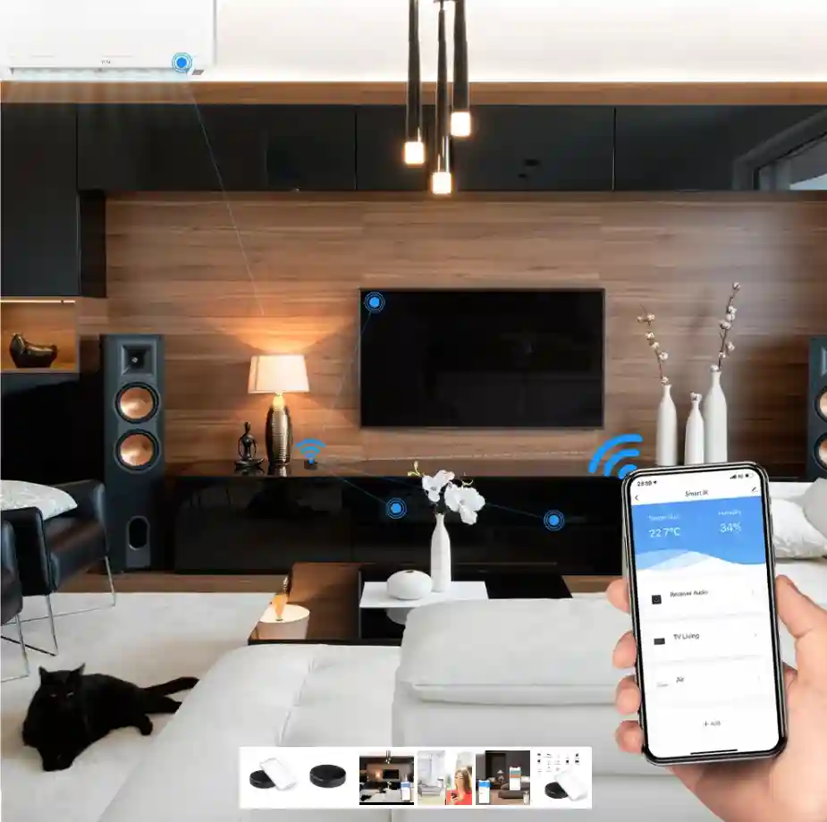 Senzor Tellur Smart IR Wi-Fi пульт дистанционного управления Температура Влажность